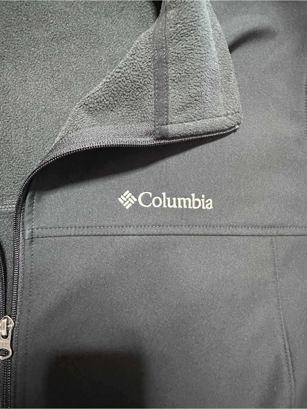 Columbia Black Lightweight Full-Zip Jacket XL - Picture 5 of 11